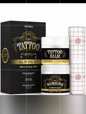 TUIWARO Complete Tattoo Care Kit Before, During And After